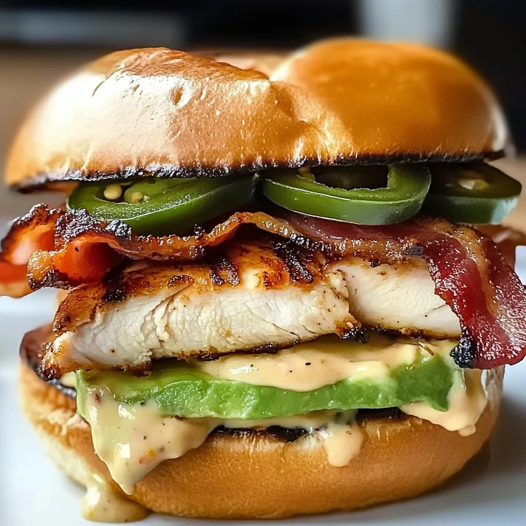 Spicy Grilled Chicken Avocado Sandwich