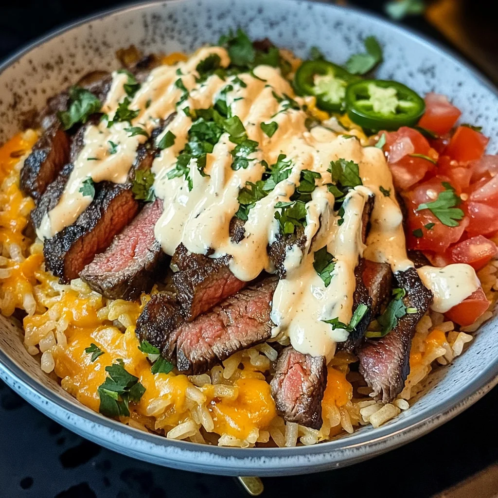Steak Queso Rice : A Flavorful Recipe