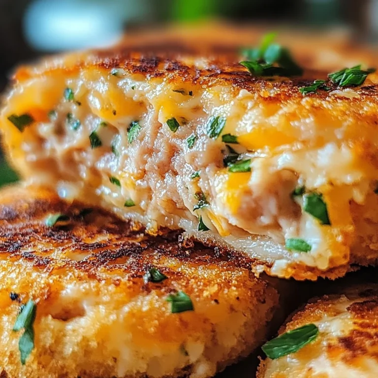 Tuna Melt Patties Recipe