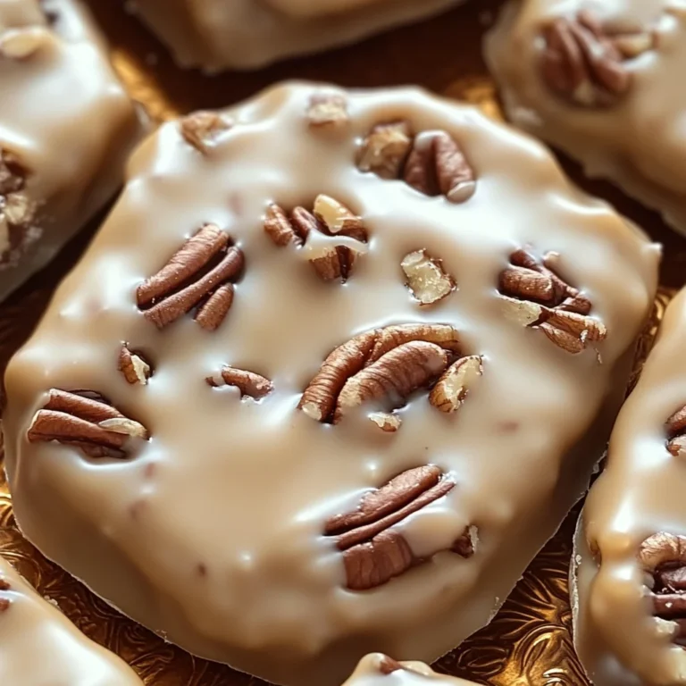 Vanilla Pecan Pralines