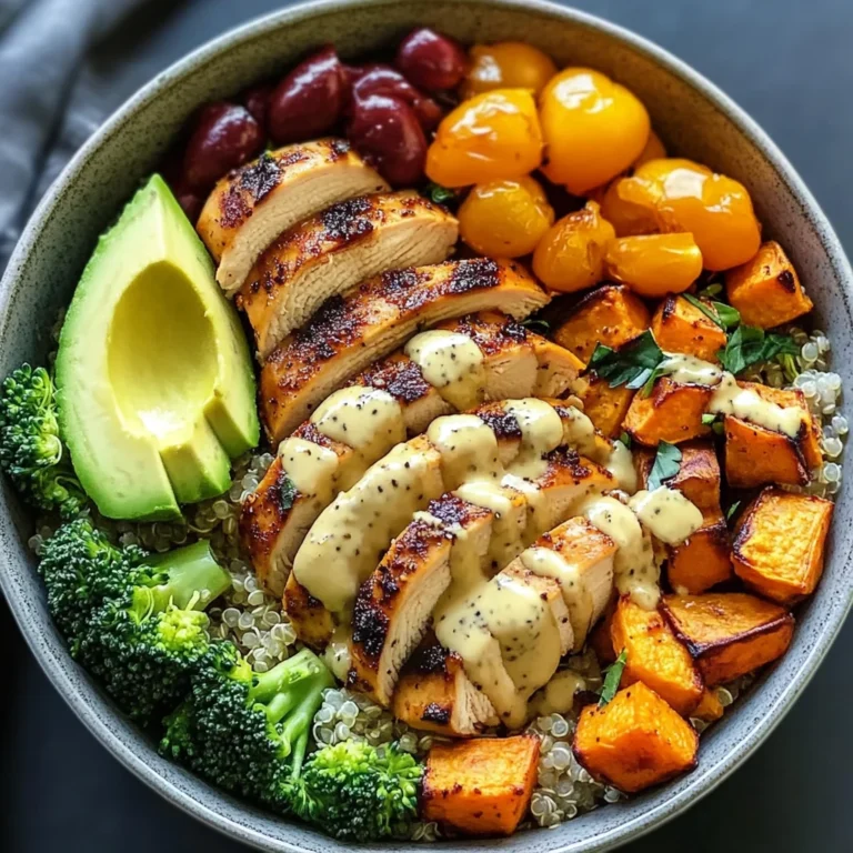 Chicken & Sweet Potato Buddha Bowl