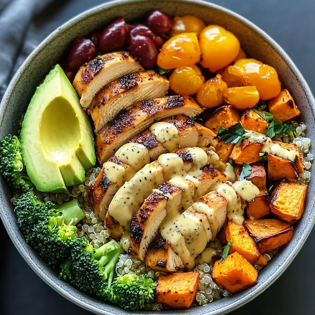 Chicken & Sweet Potato Buddha Bowl