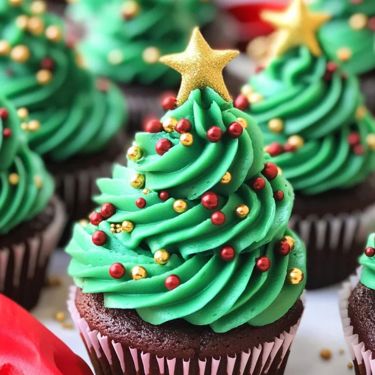 Christmas Tree Cupcakes