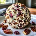 Cranberry Pecan Goat Cheese Ball