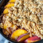 Easy Peach Crisp Recipe (Crispy & Juicy)