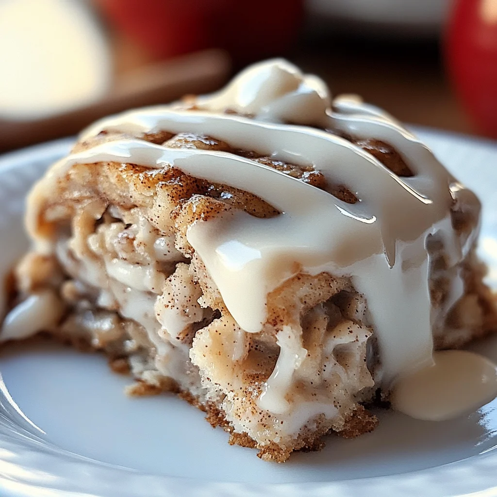 High-Protein Cinnamon Roll Baked Oatmeal