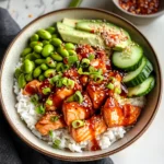 Honey Sriracha Salmon Bowls