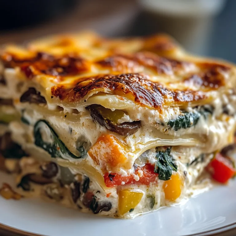 Loaded Veggie White Lasagna