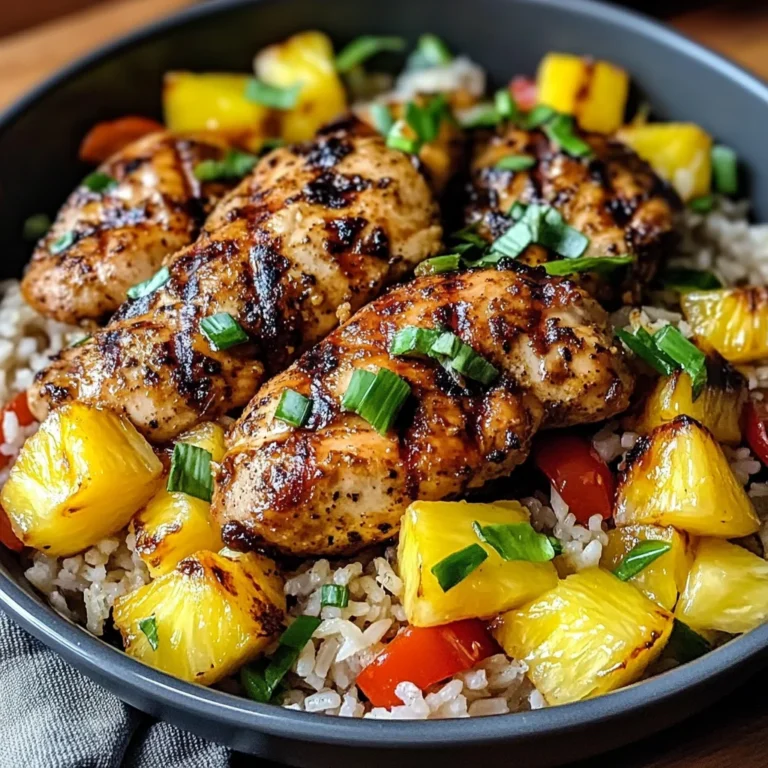One Pan Caribbean Jerk Chicken with Pineapple-Coconut Rice Recipe