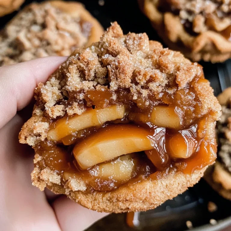 Salted Caramel Apple Pie Cookies