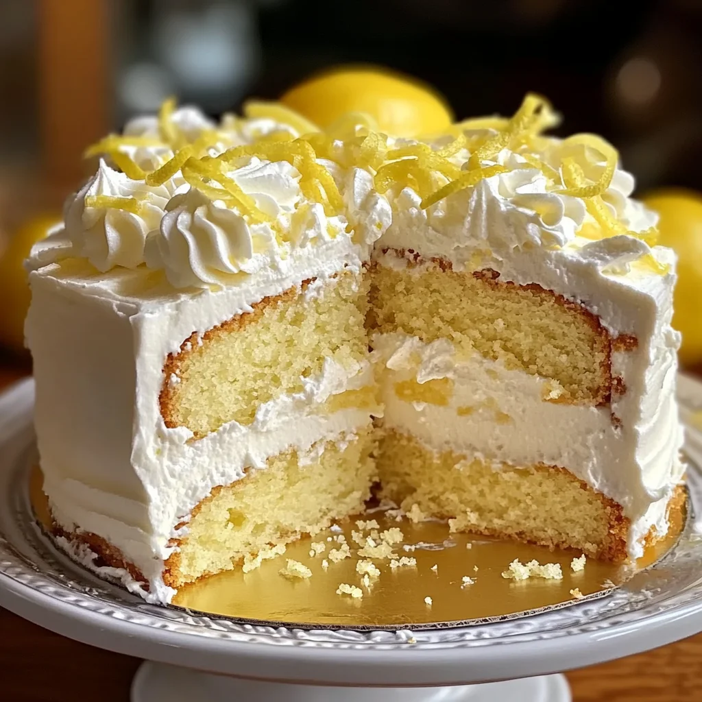 Top 1 Italian Lemon Cream Cake : Irresistible and Luscious
