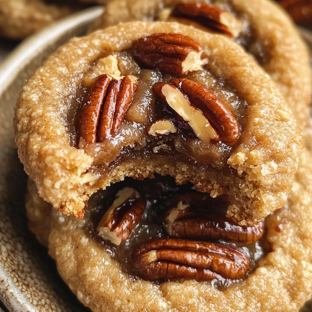 Vegan Pecan Pie Cookies