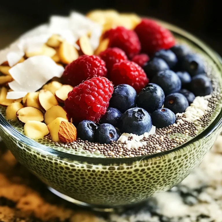 10-Minute Creamy Matcha Chia Pudding for a Refreshing Boost