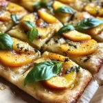 Basil Peach Focaccia: Flavor-Packed Summer Delight