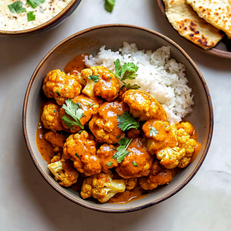 Irresistible Butter Cauliflower: Creamy Vegetarian Delight