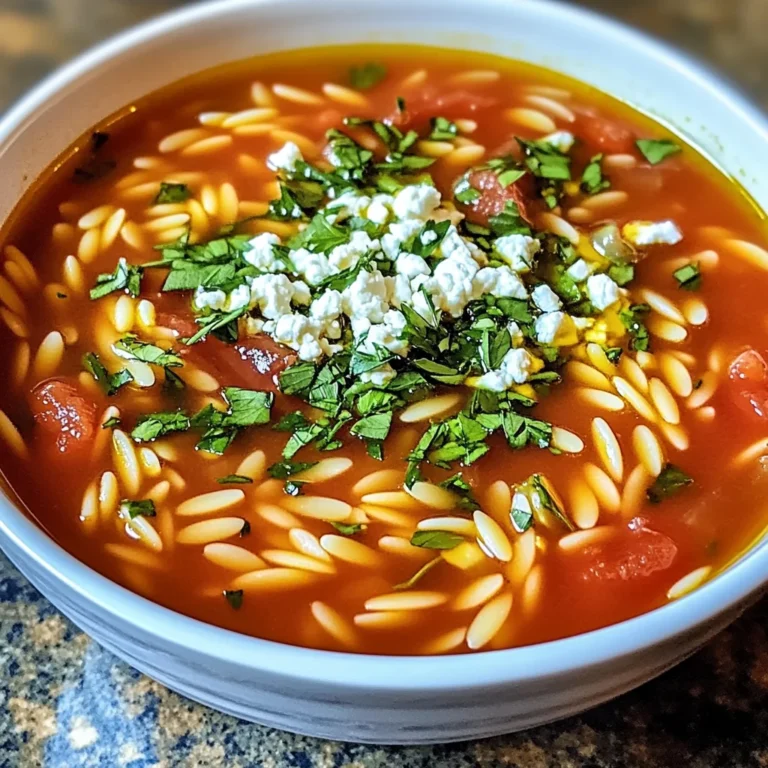Comforting Greek Tomato & Orzo Soup That's Ready in 30 Minutes