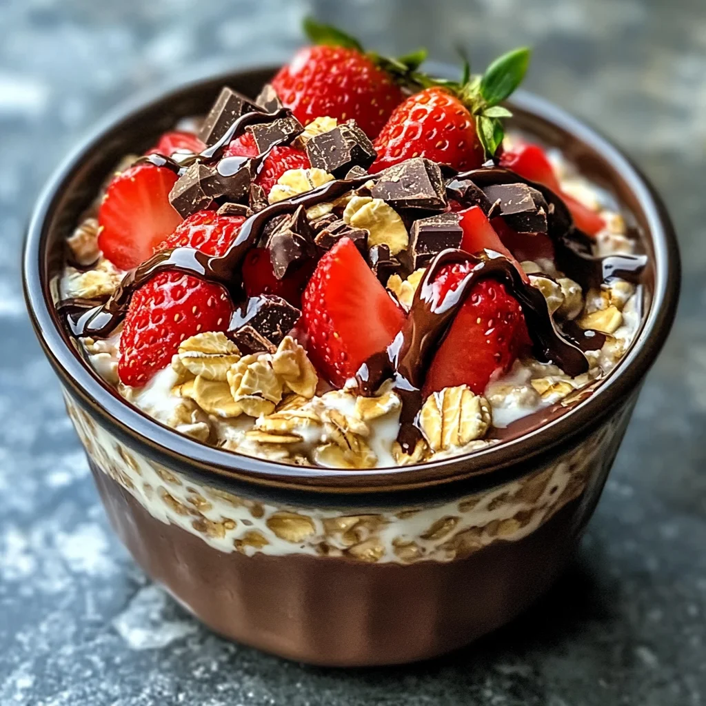 Creamy Blended Strawberry Oats for a Healthy Indulgence