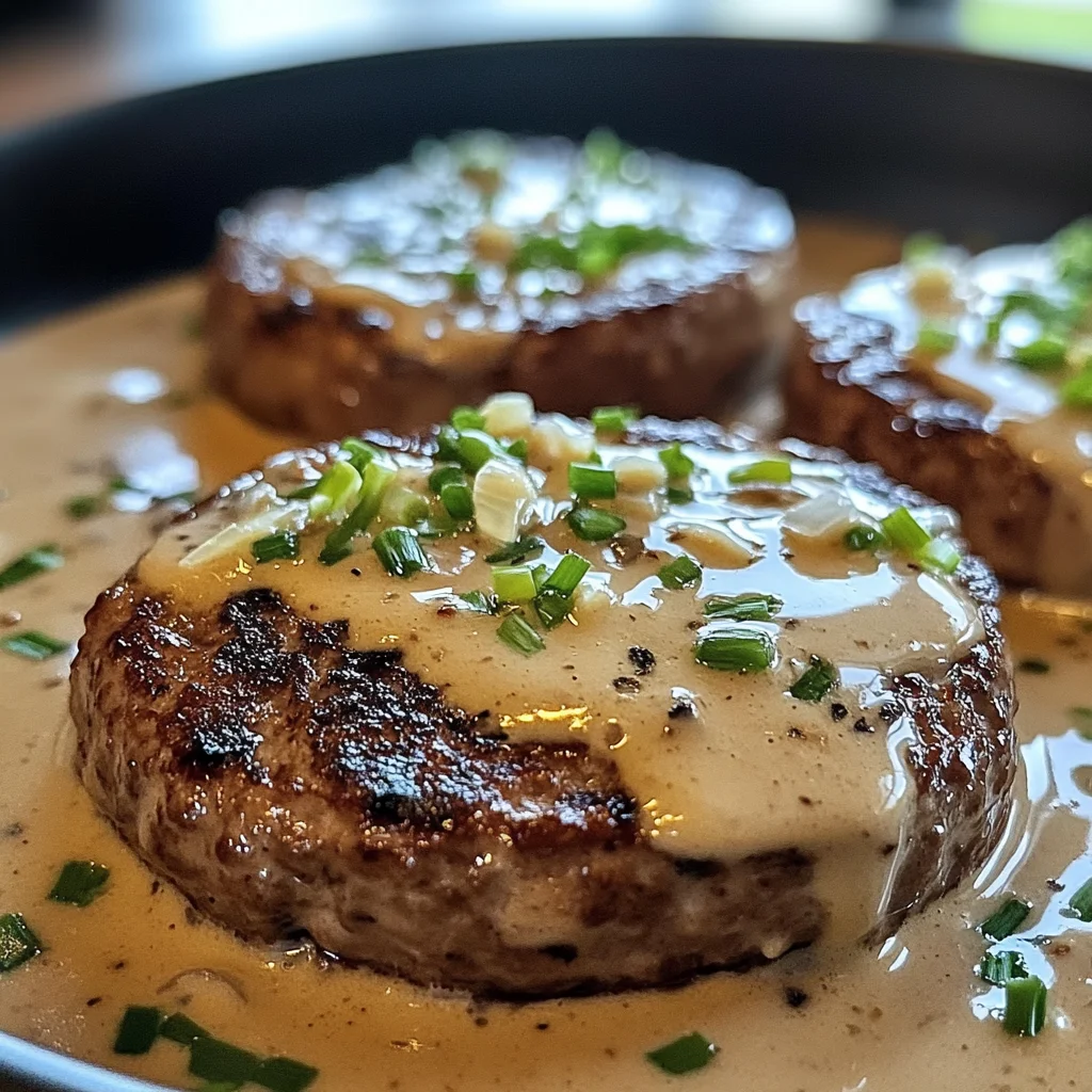 Creamy Whiskey Hamburger Steaks: Comfort Food in 30 Minutes
