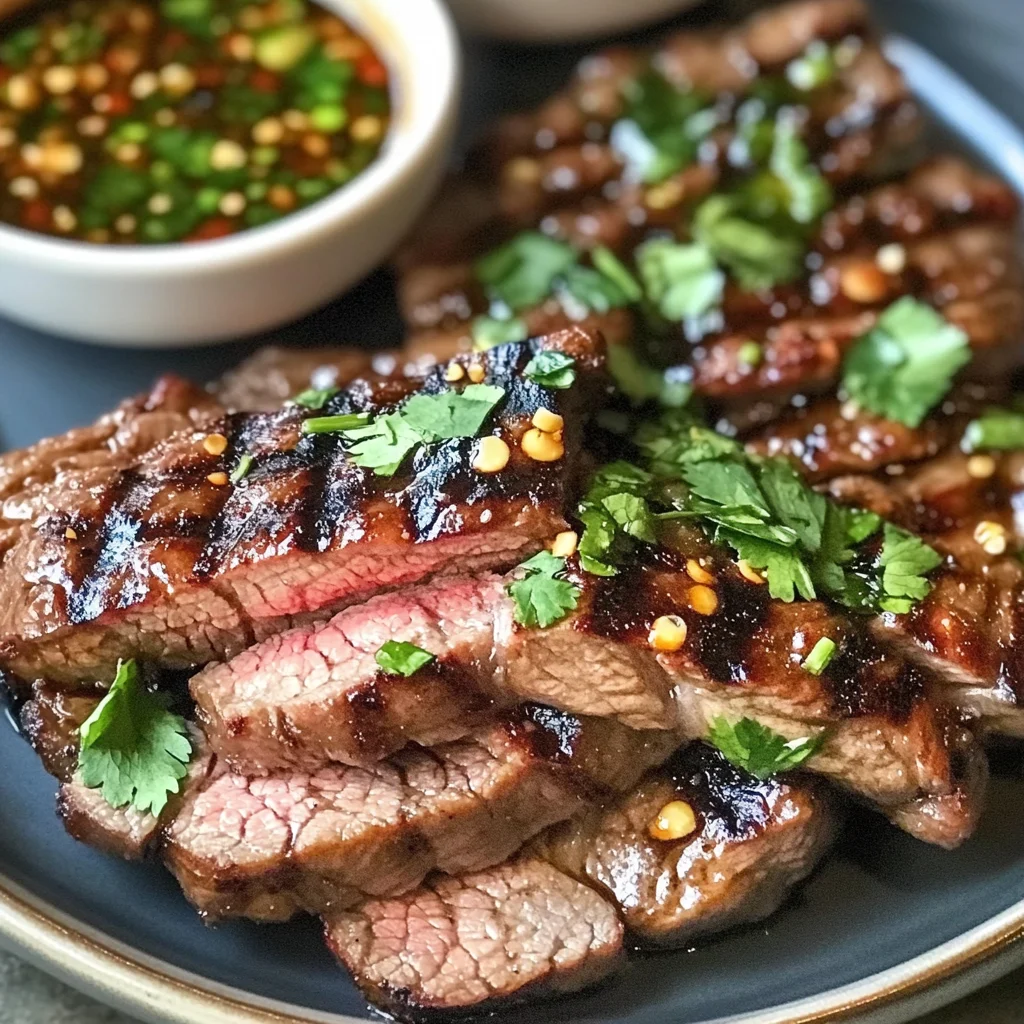 Crying Tiger Beef with Nam Jim Jaew Sauce for Flavor Lovers
