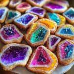 Dazzling Geode Cookies: Artful Treats to Brighten Any Occasion