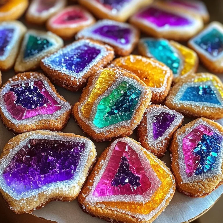 Dazzling Geode Cookies: Artful Treats to Brighten Any Occasion