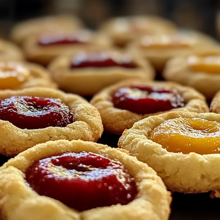 Delicious Fruit Filled Thumbprint Cookies for Spring Joy