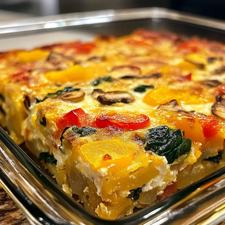 Delicious Veggie-Loaded Breakfast Casserole for Happy Mornings