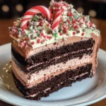 Delightful Candy Cane Mousse Cake for a Festive Holiday Treat