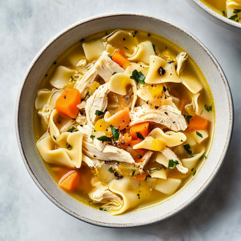 Easy Chicken Noodle Soup: Comfort in Every Bowl