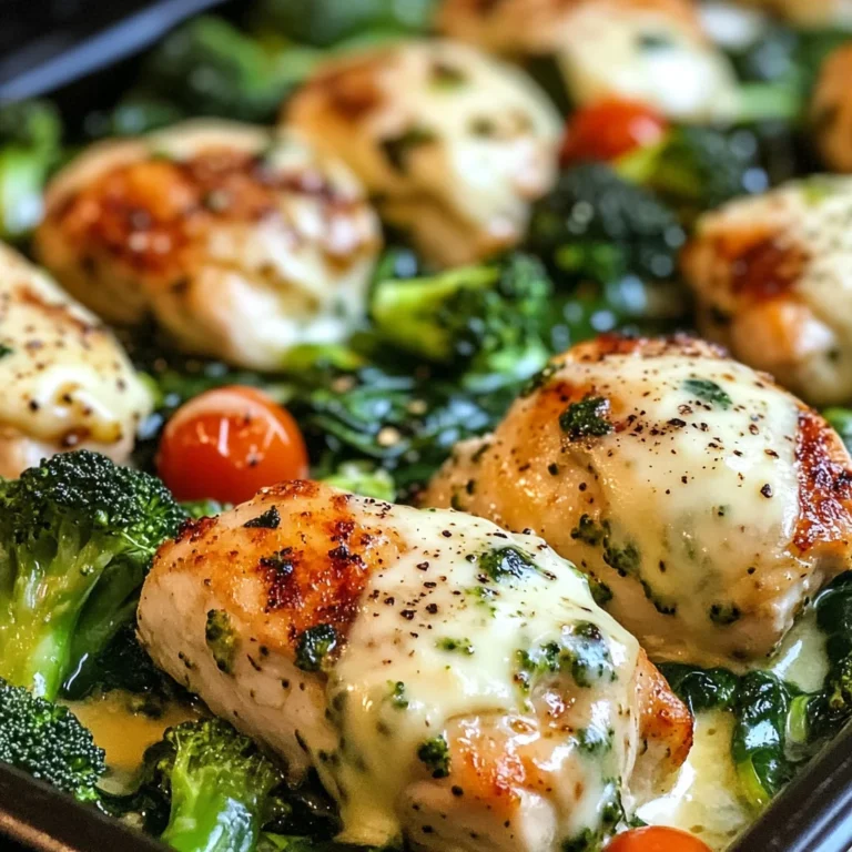 Garlic Chicken with Broccoli and Spinach in 20 Minutes