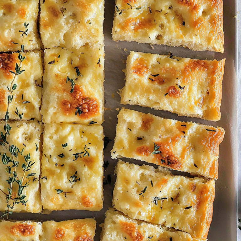 Irresistible Gruyère & Thyme Italian Focaccia Recipe