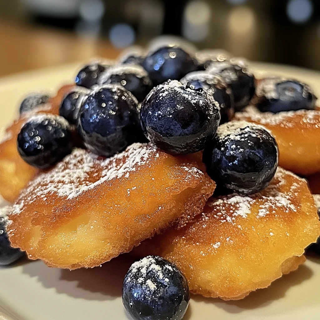 Irresistible Blueberry Fritters That Brighten Your Breakfast!