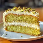Lemon Pistachio Cake with Mascarpone Frosting Bliss