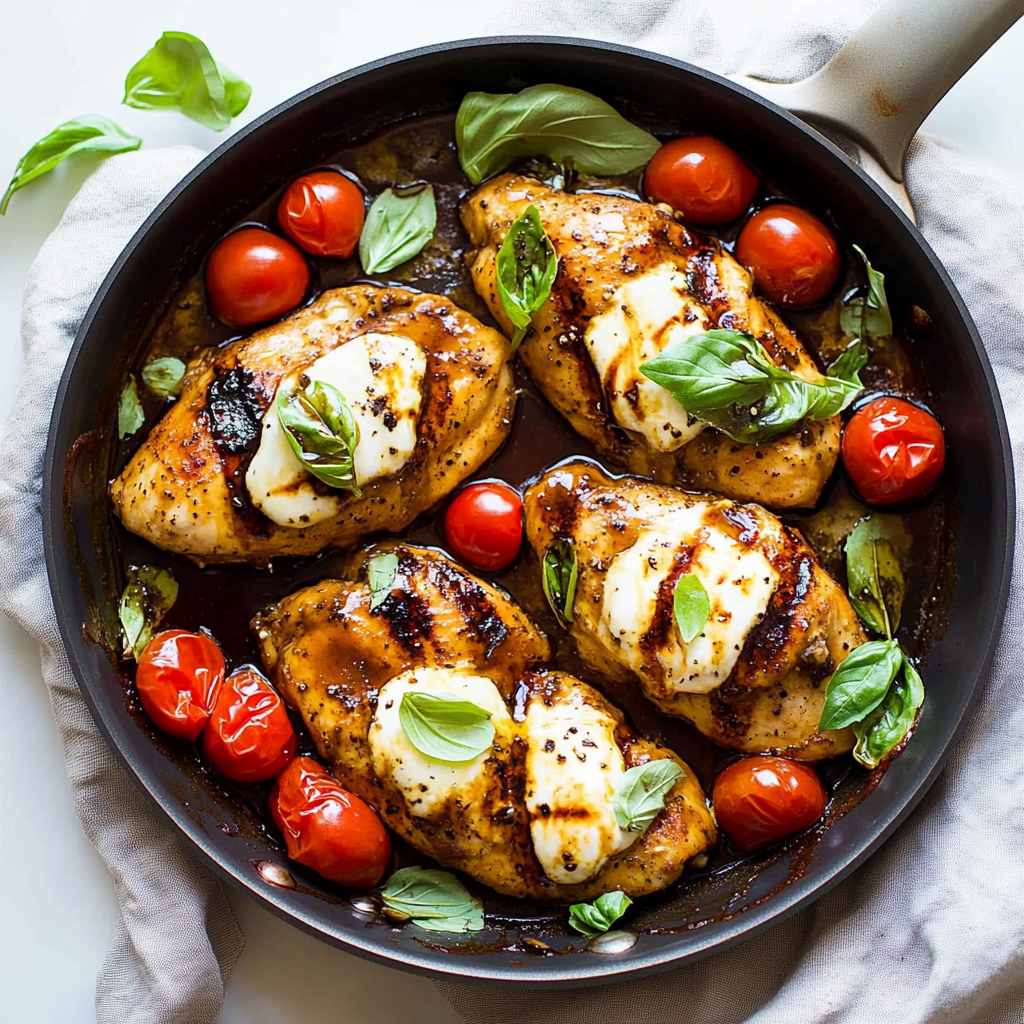 Irresistible One Pan Balsamic Chicken Recipe in Minutes