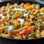 One Pot Ground Chicken Fajita Pasta: Quick Comfort in 30 Minutes