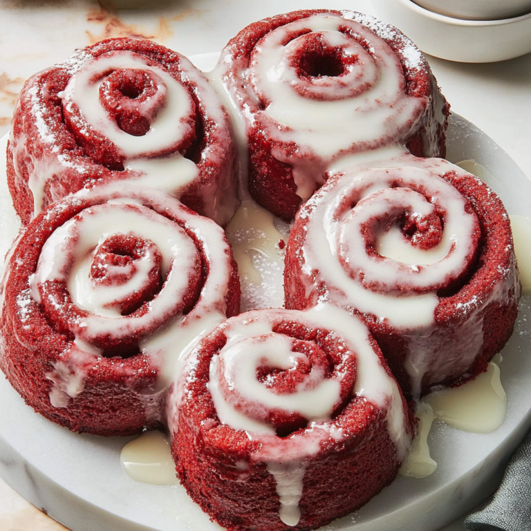 Irresistible Red Velvet Cinnamon Rolls for Christmas Morning