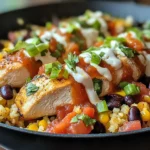 Salsa Chicken and Cauliflower Rice Skillet: A Healthy One-Pan Delight