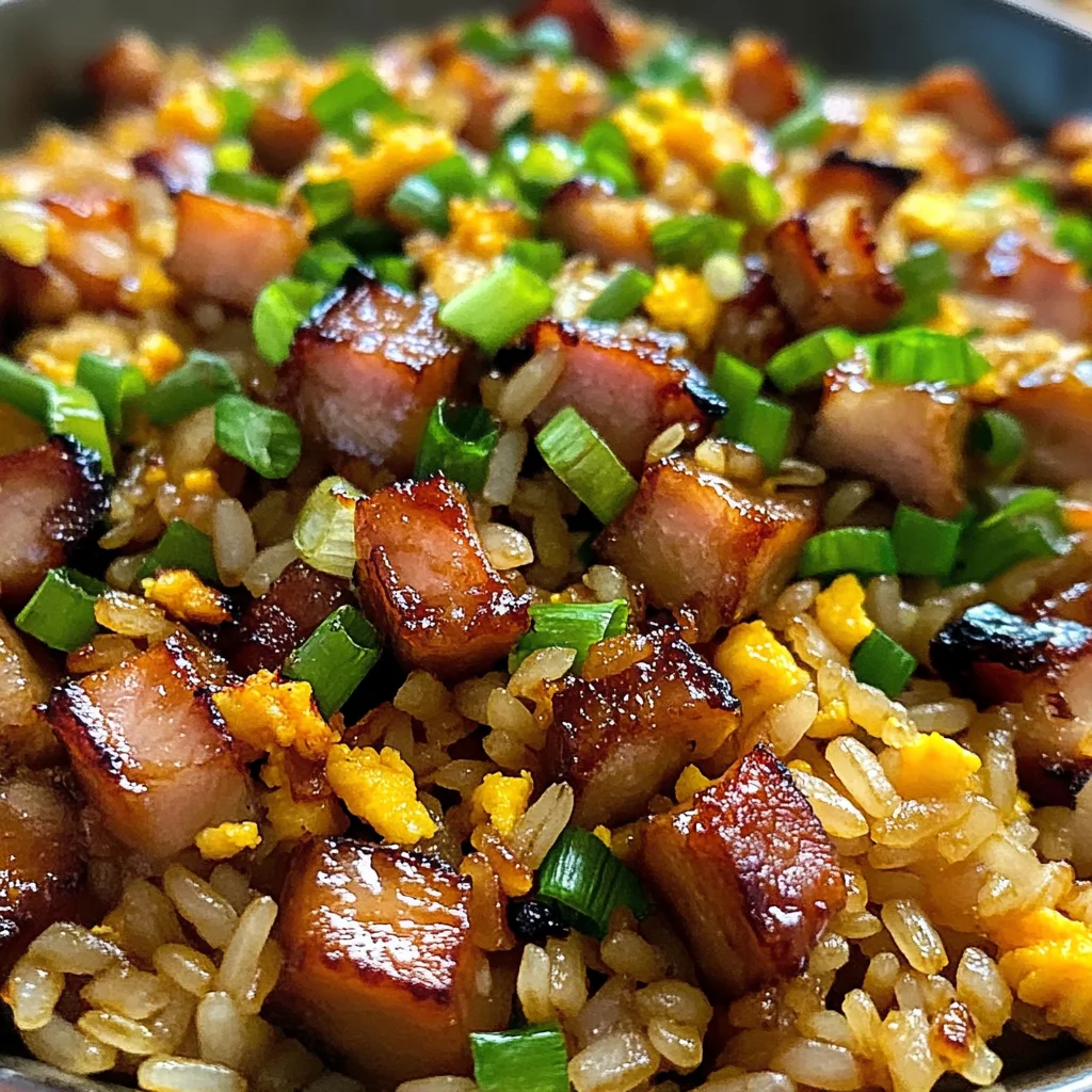XO Fried Rice with Char Siu: Quick Gourmet Comfort Food