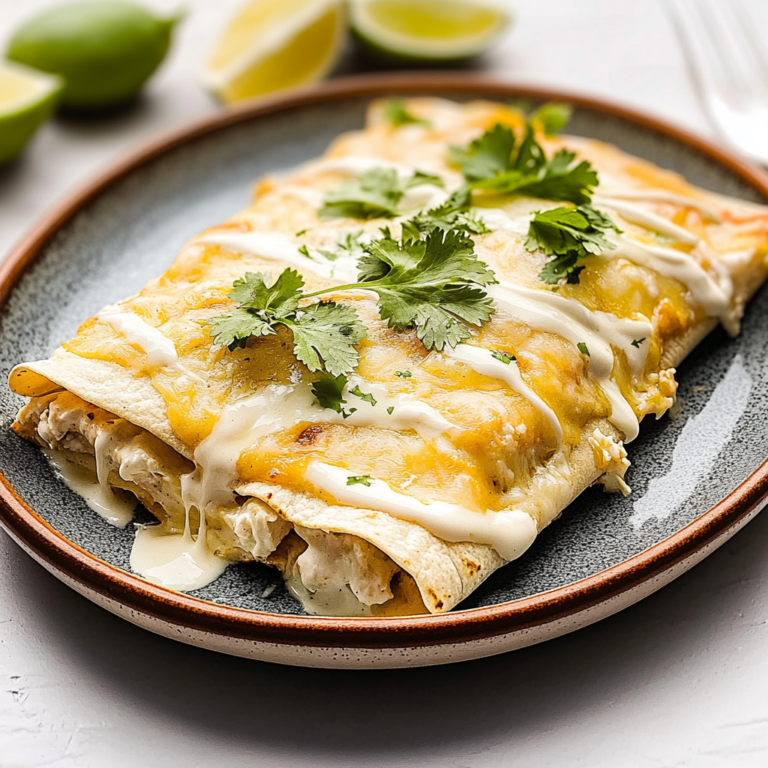 Irresistible Chicken Enchiladas with Sour Cream Sauce