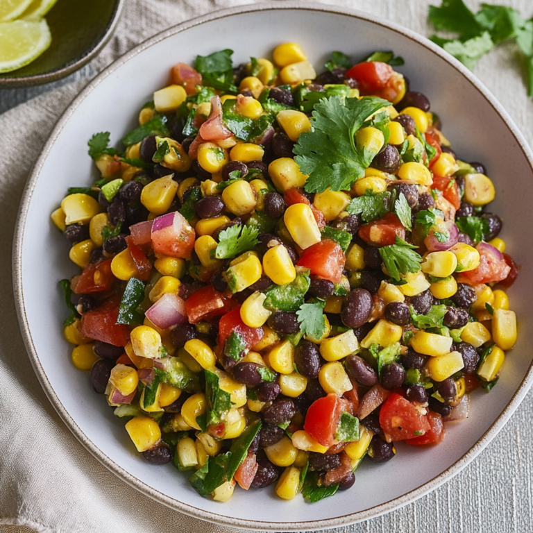 Easy Corn and Black Bean Salad – Fresh & Flavorful Delight
