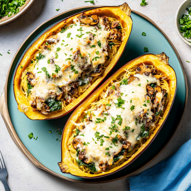 Irresistible Creamy Spinach & Mushroom Stuffed Spaghetti …