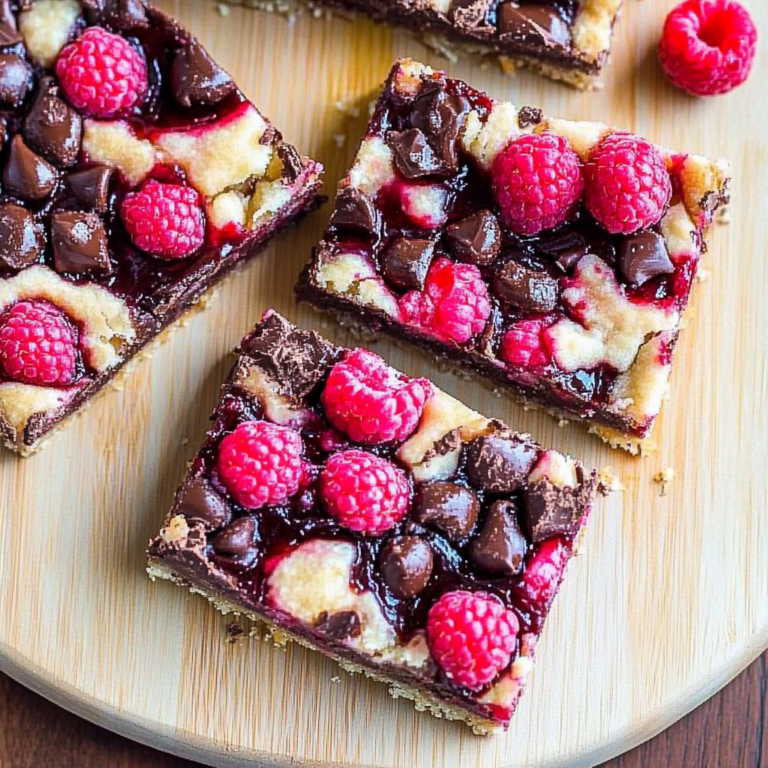 Irresistible Dark Chocolate Raspberry Pie Bars Recipe