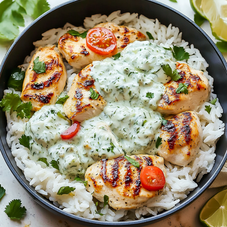 Effortless Dump-and-Bake Chicken Tzatziki with Rice Recipe