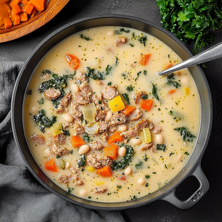 Cozy Italian Sausage and White Bean Soup Recipe