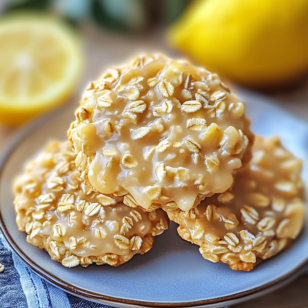 Refreshing Lemon Oatmeal No-Bake Cookies Recipe