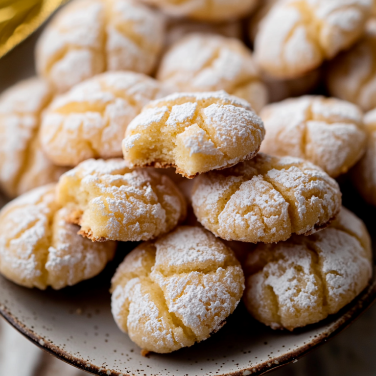 Irresistibly Soft Limoncello Amaretti Cookies Recipe