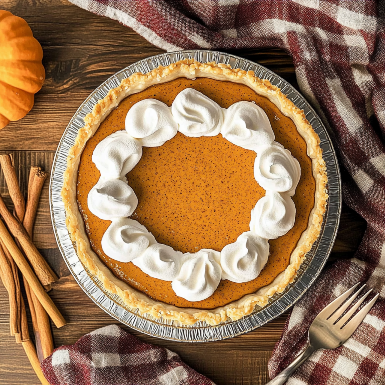 Irresistible No Bake Marshmallow Pumpkin Pie Recipe