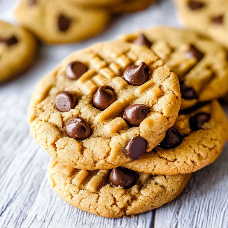 Irresistibly Chewy Peanut Butter Chocolate Chip Cookies