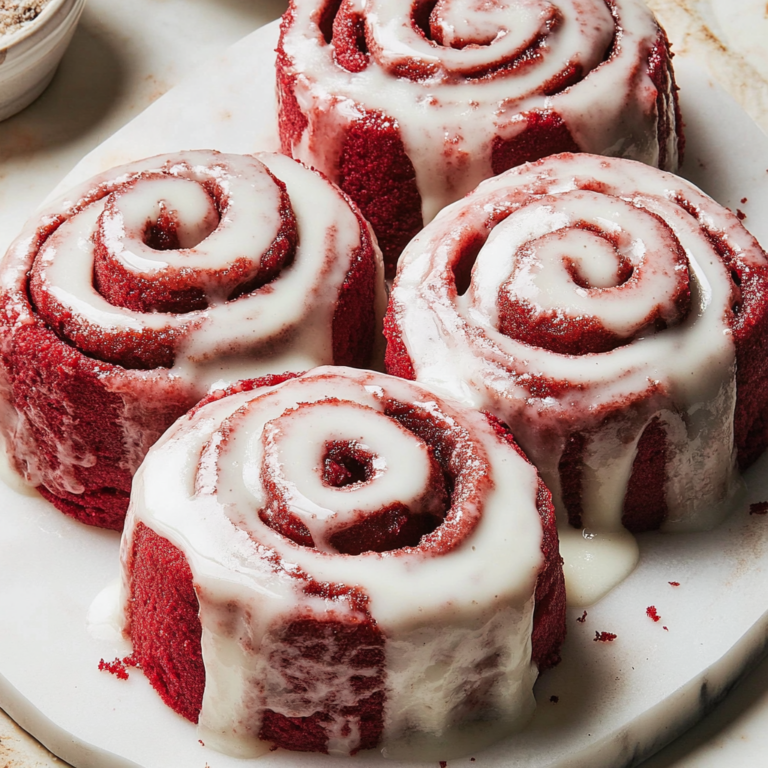 Irresistible Red Velvet Cinnamon Rolls for Christmas Morning