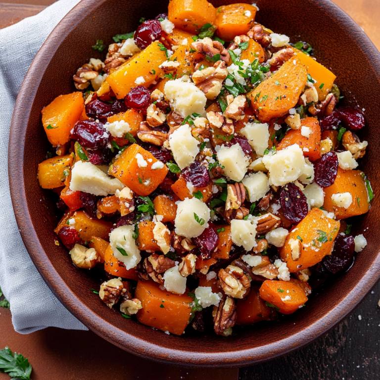 Perfect Roasted Fall Vegetables with Cranberries & Walnuts
